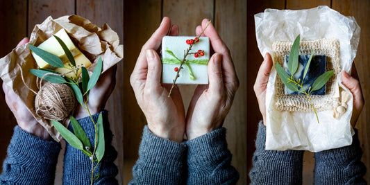 Handmade Natural Soap Bars And Bags