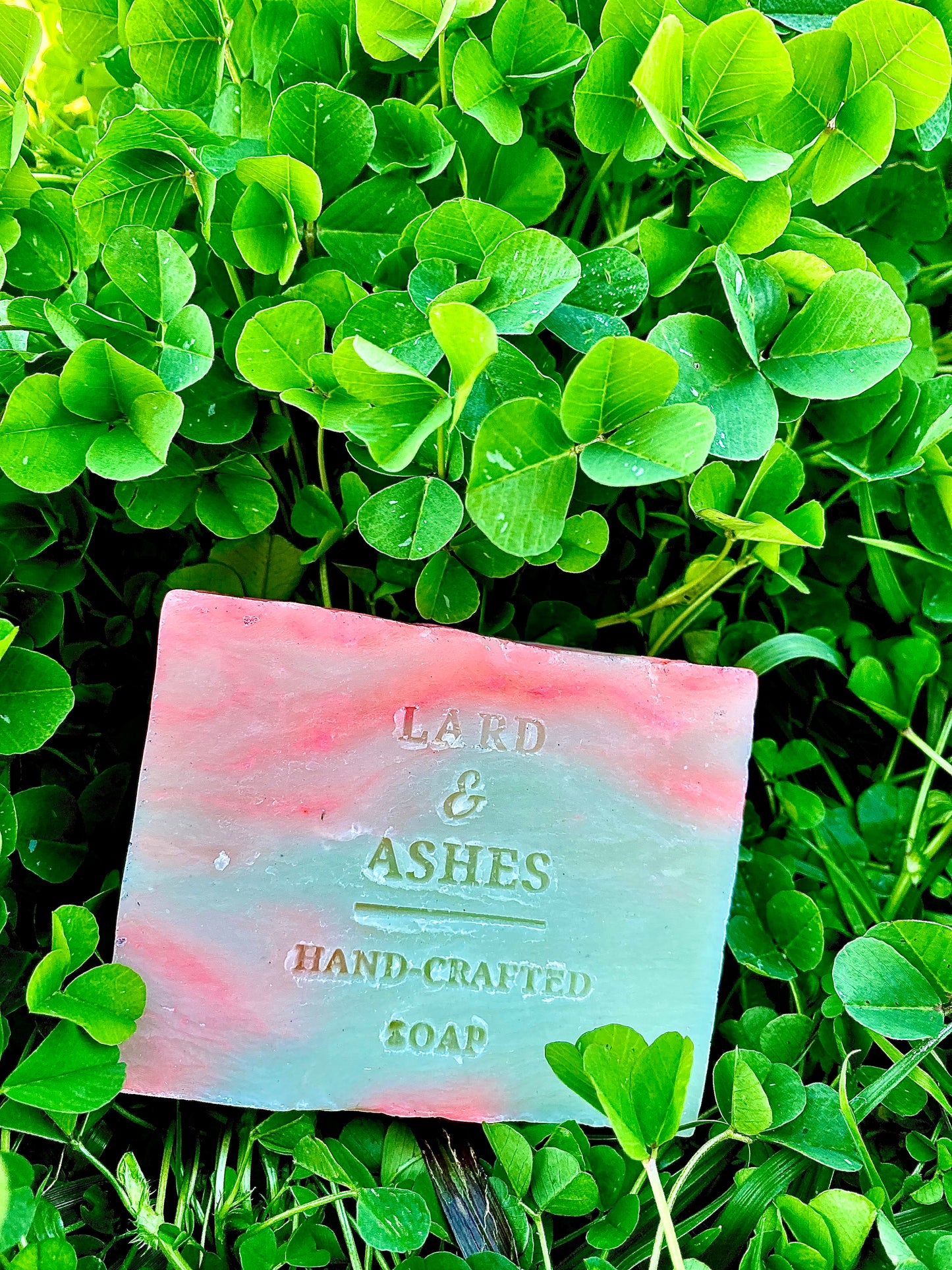 Clover Field Soap Bar | Natural Handmade Soap | Lard and Ashes