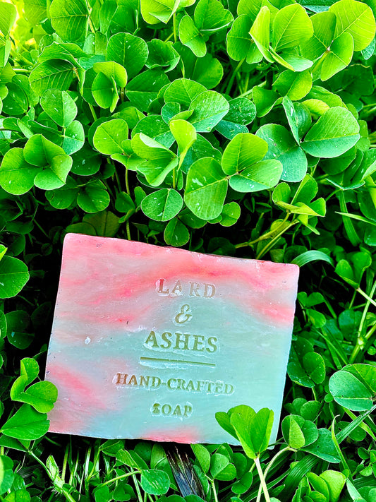 Clover Field Soap Bar | Natural Handmade Soap | Lard and Ashes
