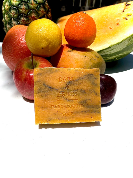 Lard and Ashes Fruit Soap Bar | Natural Bar Soap for Women